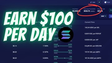 Earn $100 Per Day Yield Farming On Solana