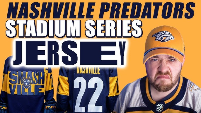  adidas Nashville Predators Reverse Retro 2022 Mens Jersey :  Sports & Outdoors