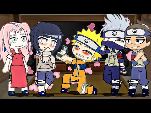 Naruto Friends React To Naruto And Hinata Gacha React NaruHina