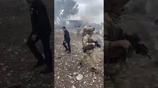 مشاهد من داخل مستوصف الحبانية العسكري في الأنبار بعد تعرضه لغارات جوية