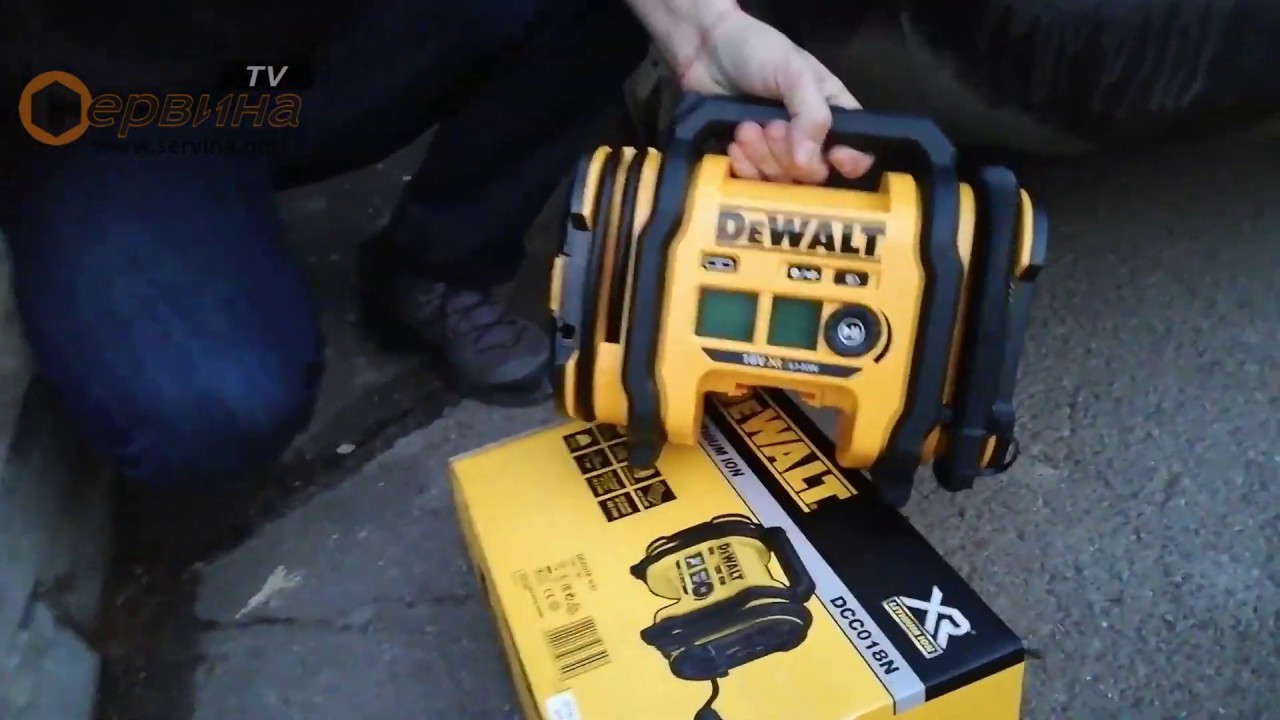 erektion mest Bestået Акумулаторен компресор DeWalt DCC018N-XJ - 18V/11бара - YouTube