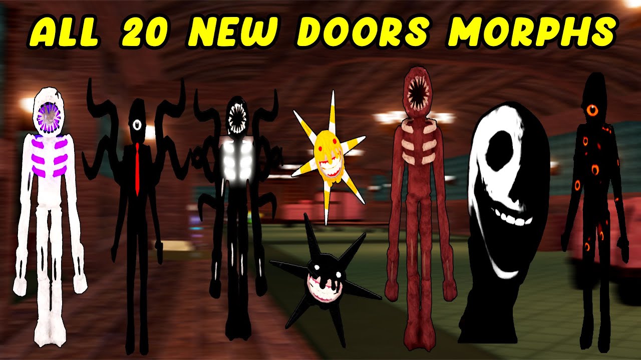 EVOLUÇÃO DO THE FIGURE ! {DOORS} (Evolution of Doors The Figure) ALL  MONSTER, MORPHS E JUMPSCARE! 