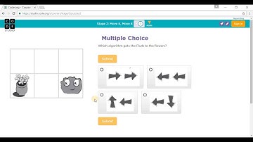 Code.org: Course 1 - Stage 2: Movi it, Move it (Quiz)