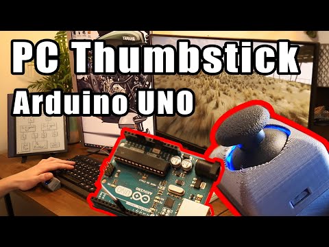 Thumbstick for PC Gaming - using an Arduino UNO!! (*PC Gaming Joystick*)