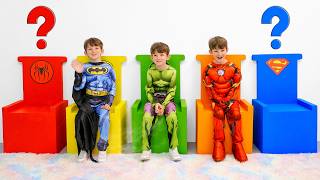  Superheroes In Kindergarten Hide And Seek With Hulk And Batman