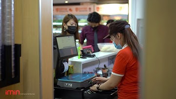 Mesin Kasir POS D1W - Kombinasi timbangan dengan mesin kasir