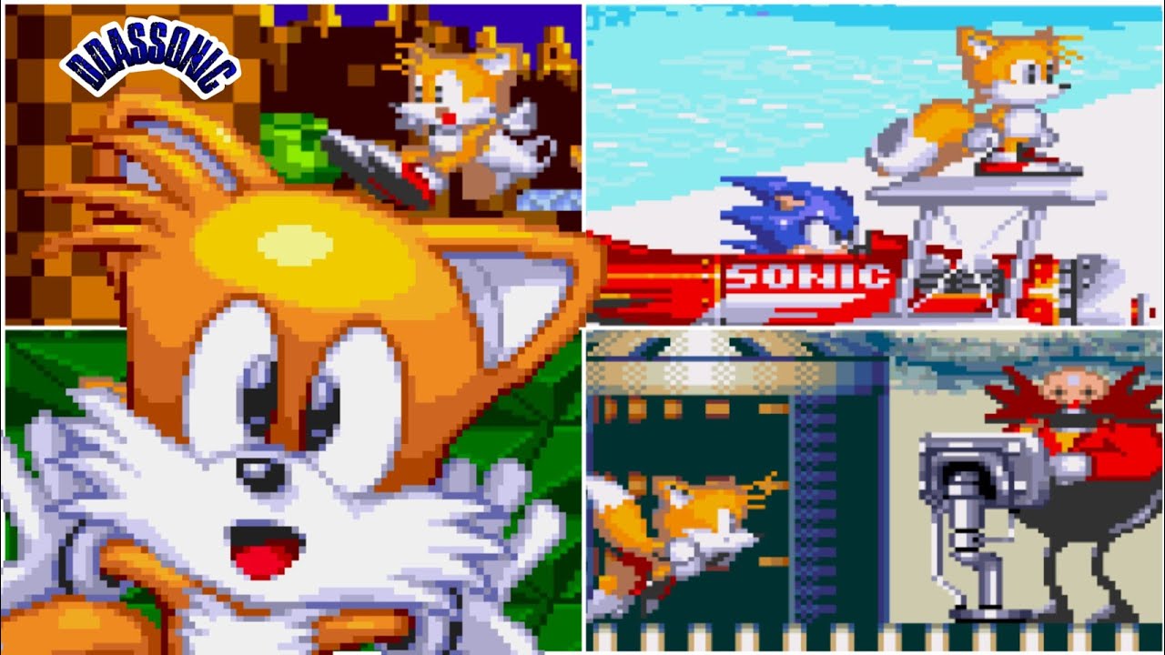 Sonic The Complete Trilogy - All Zone Transitions With Tails 