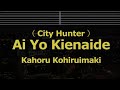 Karaoke CITY HUNTER Ai Yo Kienaide Kahoru Kohiruimaki No Guide Melody Instrumental 