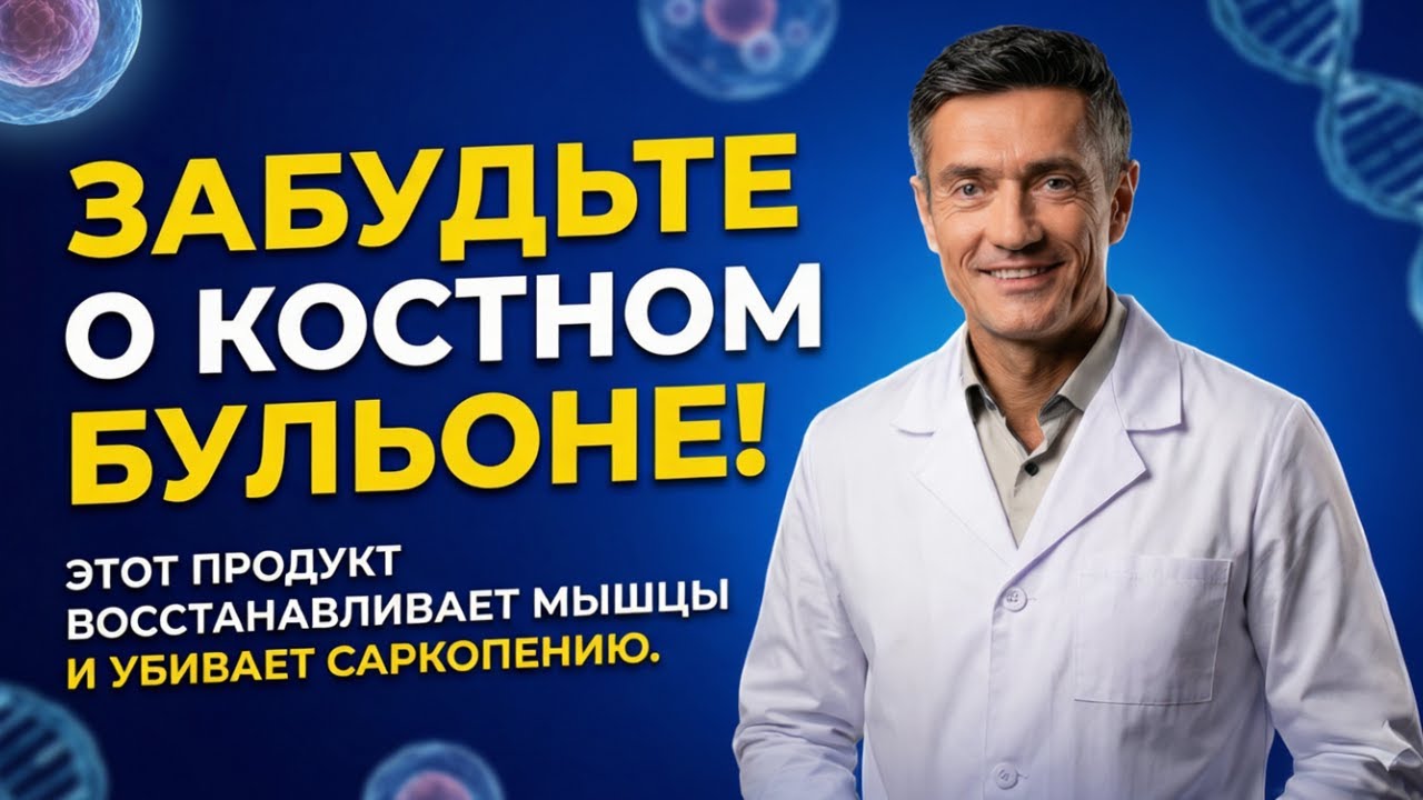 Забудьте о костном бульоне! Этот продукт восстанавливает мышцы и убивает саркопению