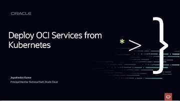 Workshop - Deploy OCI Services from K8S