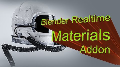 blender realtime materials addon