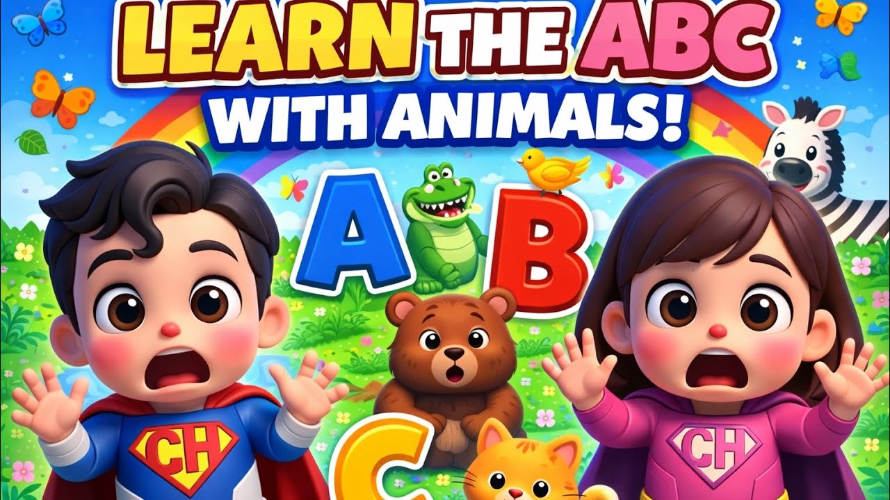 ABC Animal Song 🐶🐱 | Learn the Alphabet with Animals A to Z | Fun Kids ...