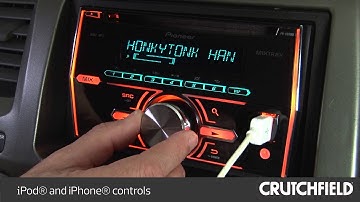 Pioneer FH-X500UI Car Stereo Display and Controls Demo | Crutchfield Video