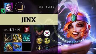Jinx ADC vs Jhin - KR Grandmaster Patch 26.18