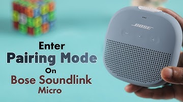 Bose Soundlink Micro: How to Enter Pairing Mode!