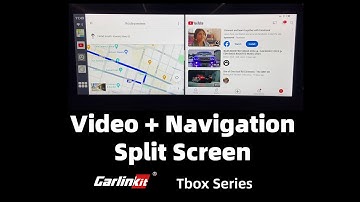 CarlinKit Tbox Video + Maps, Split Screen Methods
