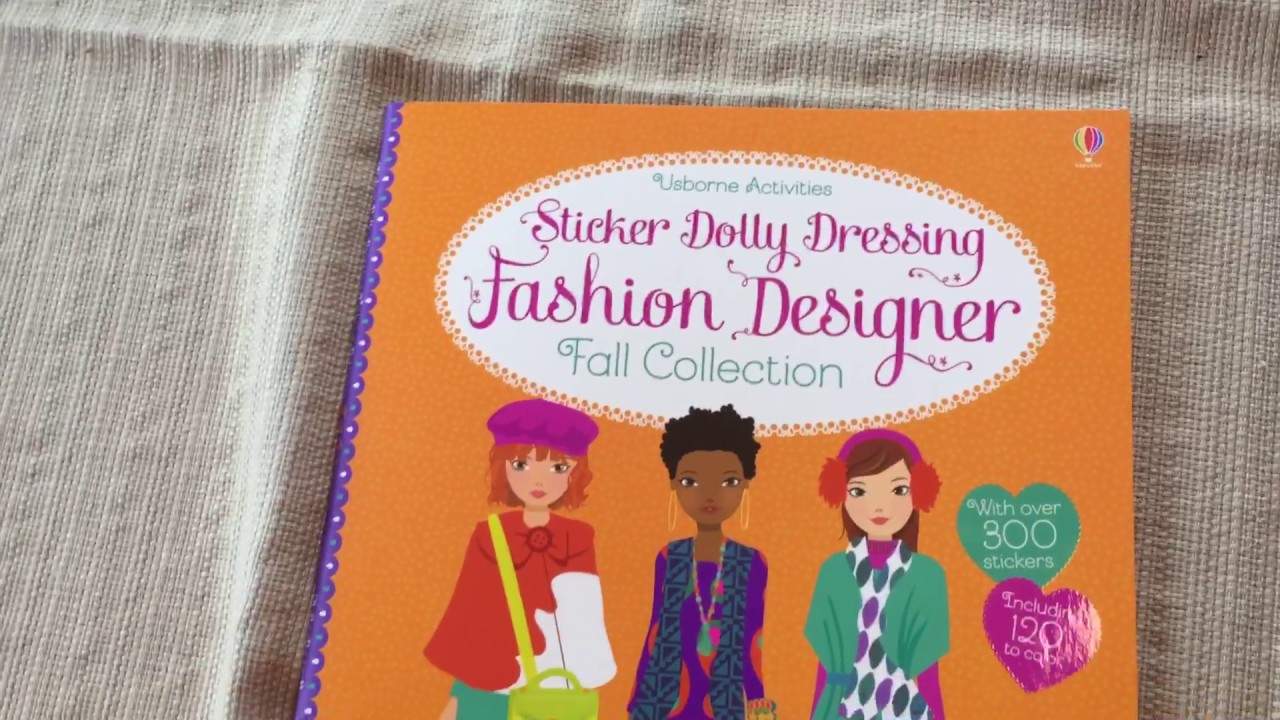 Usborne Sticker Dolly Dressing Fashion Designer: Fall Collection Usborne Sticker Dolly Dressing Fashion Designer: Fall Collection