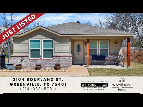 3104 Bourland Street, Greenville, TX home video tour