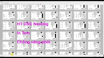 Hướng dẫn Quy trình tổng quát Nesting bằng HT CNC của AFU_HT Plugin cho Sketchup Version 1.0.0