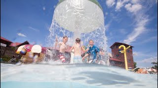 Outdoor Pool of Great Wolf Lodge Manteca California in Virtual Reality