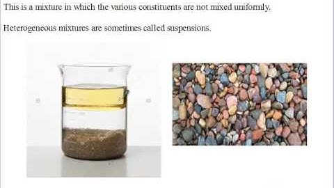 Siba Learning Zone - Heterogeneous Mixture