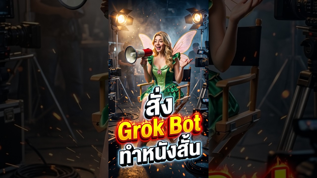 ภาพปกคลิปวิดีโอหนังสั้นเรื่องเดียวที่ Grok Bot ช่วยทำ ตั้งแต่คิดไอเดียจนได้คลิปพร้อมเสียงพากย์ไทยและปก