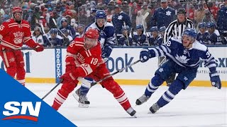 Maple Leafs & Red Wings Make NHL History At 2014 Winter Classic | This Day In Hockey History
