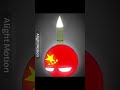 他国のミサイル保有数 #countryballs #ポーランドボール