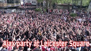 Ajax party at Leicester Square