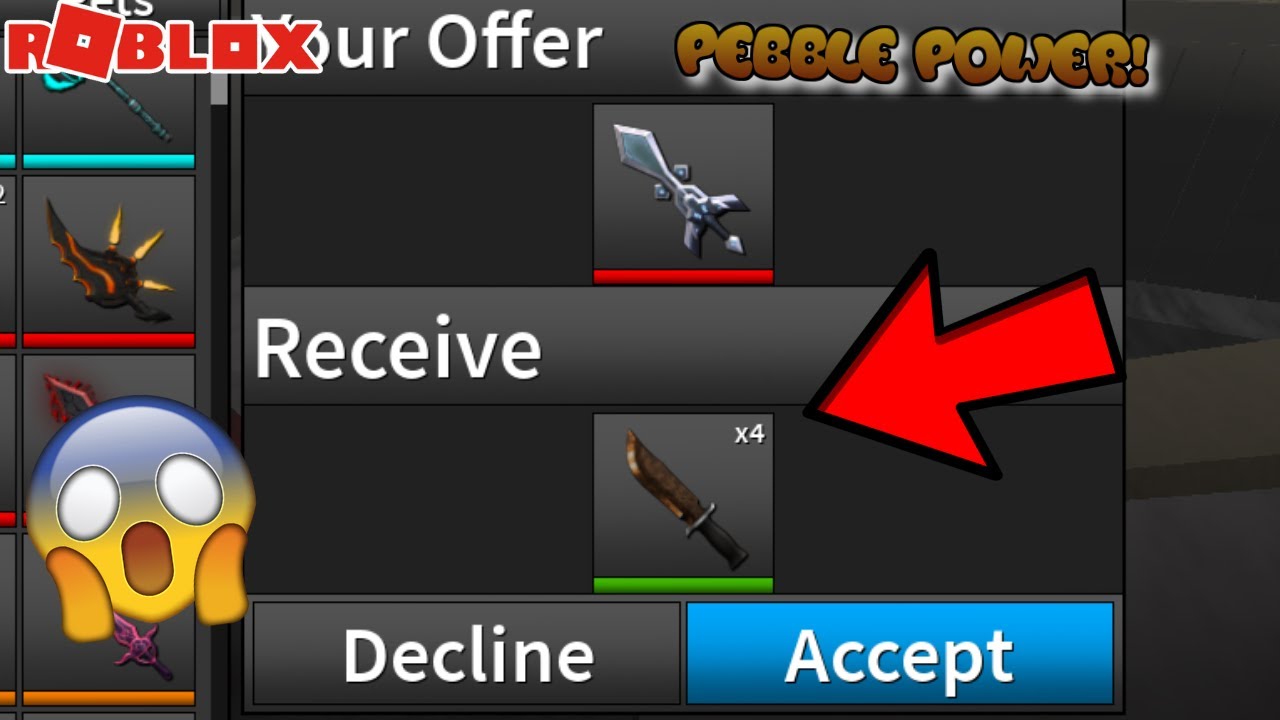 Attempting To Trade Comet For 4 Pebbles Op Trading Roblox Assassin Pebble Power Is Back Youtube - roblox assassin i dont care about my fans roblox
