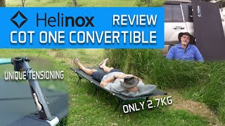 Helinox Cot One Convertible Long Review [2022]  The best lightweight camp cot?