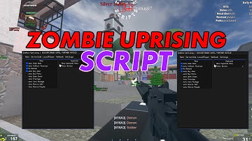 Zombie Uprising Script GUI - Infinite Ammo, Inf Jump, ESP, Teleports & More