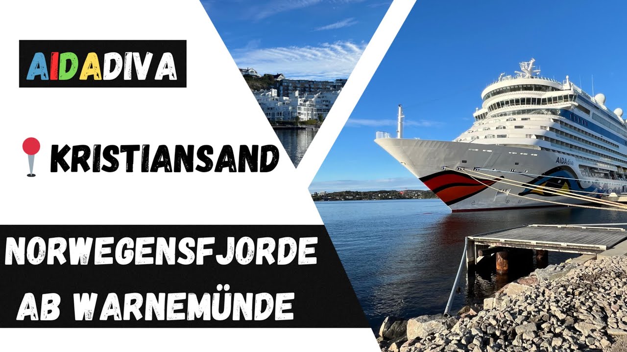 Sonniges Kristiansand mit AIDAdiva ☀️🇳🇴 | [Norwegen#3]