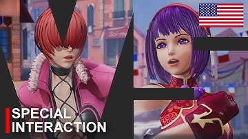 【KOF XV】SHERMIE vs ATHENA ► Story Special Interaction English Mod