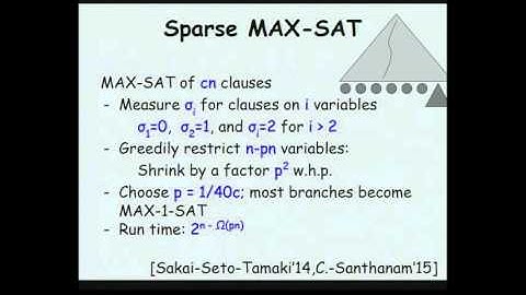 Satisfiability Algorithms Based on Concentrated Shrinkage