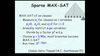 Satisfiability Algorithms Based on Concentrated Shrinkage