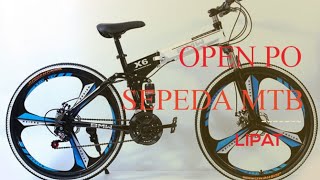 Sepeda Gunung Lipat MTB Carbon Steel 26 inch