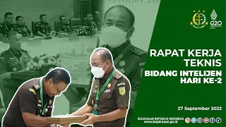 PENUTUPAN RAKERNIS INTELIJEN TAHUN 2022