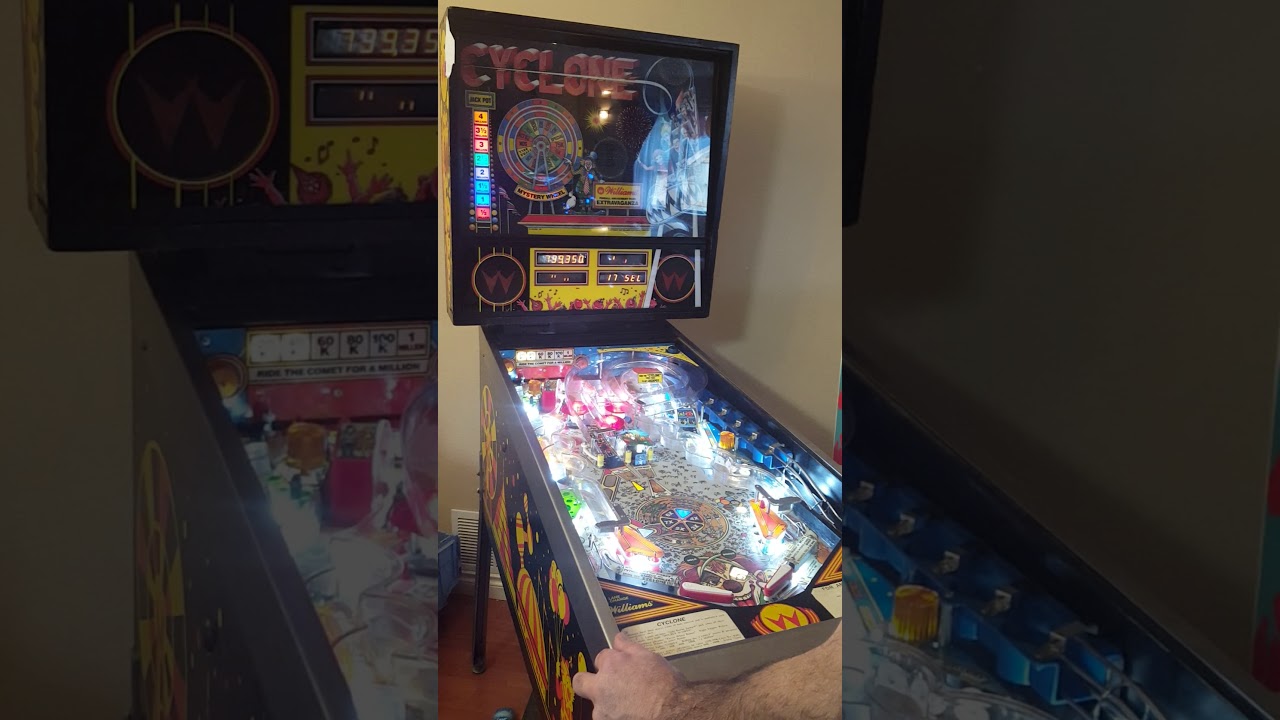 1988 Williams Cyclone pinball YouTube