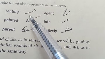 GREGG SHORTHAND PART 20:  NT, ND, and SES BLENDS