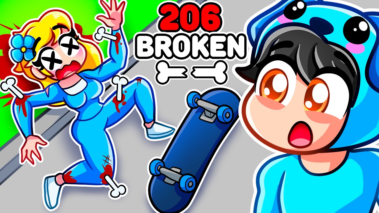 Сломать ВСЕ 206 КОСТЕЙ, будучи ПРОФЕССИОНАЛЬНЫМ СКЕЙТБОРДИСТОМ...