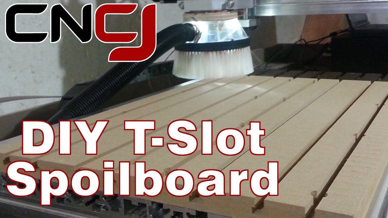 Build A Mdf T Slot Spoilboard For Your Cnc Machine Youtube