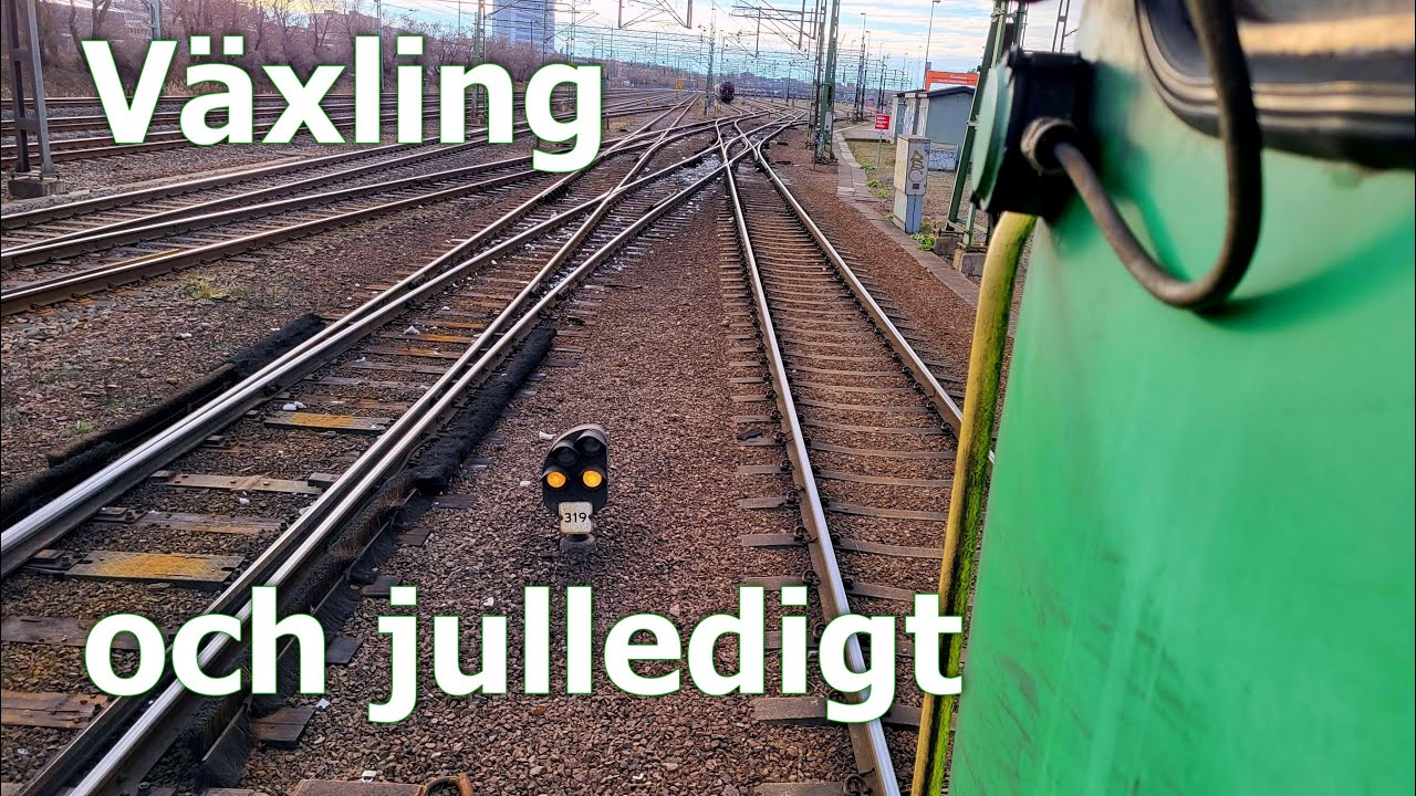 Växling och julledigt︱Livet som Lokförare