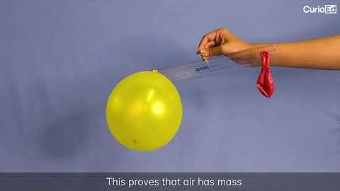 Does Air Have Weight? [Science Experiment]