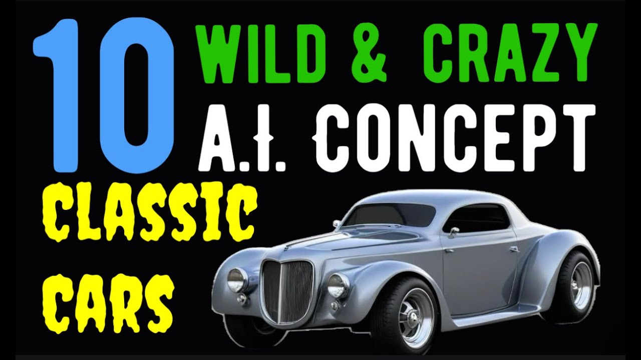10 DEEP FAKE WILD AND CRAZY A.I. CONCEPT CARS CLASSIC CARS SHOWCASED ...