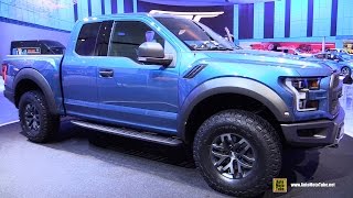 2017 Ford F150 Raptor - Exterior and Interior Walkaround - Debut at 2015 Detroit Auto Show