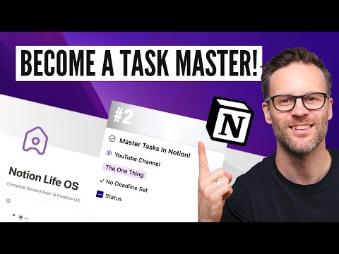 How To Manage Tasks in Notion: Life OS 