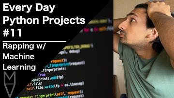 I use MACHINE LEARNING to make RAP LYRICS in PYTHON - #0011