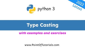 Type casting in Python | Data Type Conversion in Python | Convert Variable Data Types