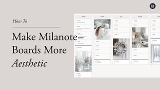 🕊️Milanote: How To Make Your Boards More Aesthetic screenshot 3